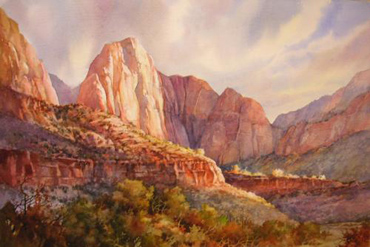 Sandstone Cliffs by Roland Lee