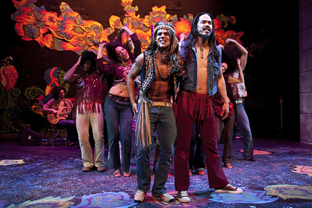 Timothy Letheic Goins, Kandyce Marie Gabrielsen, Fred Sherman Lee and Seth Barney in Hair